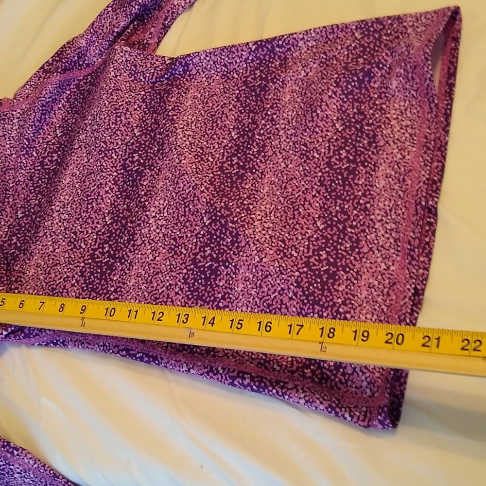 Nike women's purple pro workout top. Size Medium - Picture 7 of 8
